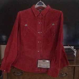 Harley-Davidson leather shirt